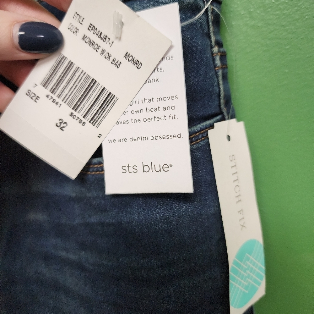 STS Blue Emma Ankle Skinny Jeans | Size 32 | Mid-Rise | Stitch Fix | NWT - Picture 3 of 4